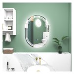 Badkamerspiegel - LuxeDesign - Verlichting - Anti-condens - Zwart