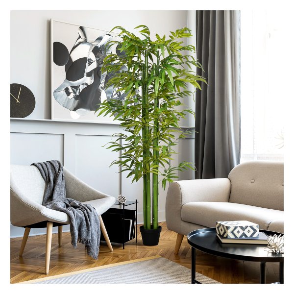Kunstplanten - GroenParadijs - 180 cm - Inclusief pot - Groen