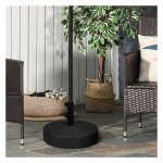 Parasolvoet - Luxe Uitstraling - Stevigheid - Zwart