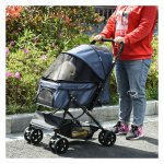Huisdierenwagen - ComfortPets - Opvouwbaar - Lichtgewicht - Blauw