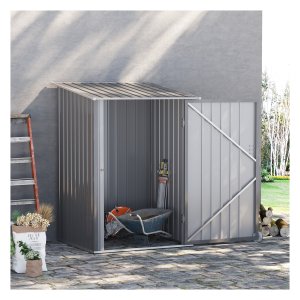 Tuinkast – Stuinenhuis - Afsluitbaar - Zadeldak - Grijs