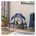 Hondenbed - ComfortCanine - Verhoogd - Ademend - Donkerblauw