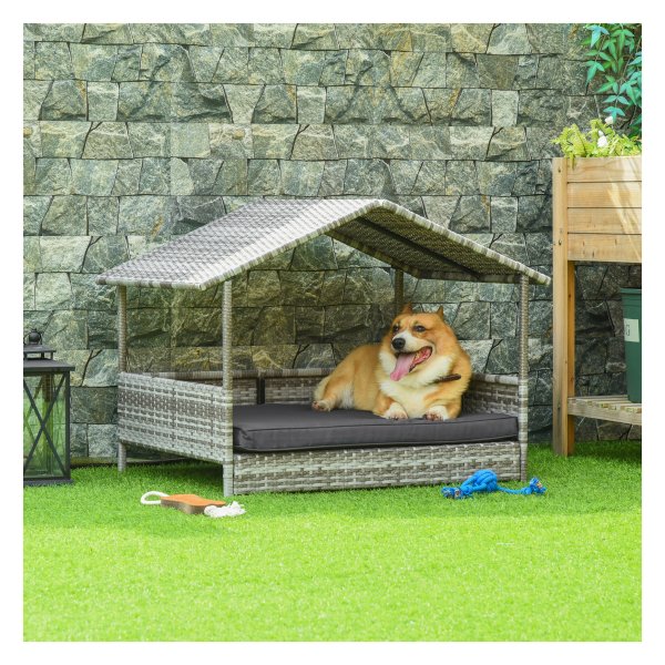 Hondenmand - Stijlvol design - Ideaal voor kleine en middelgrote honden - Grijs