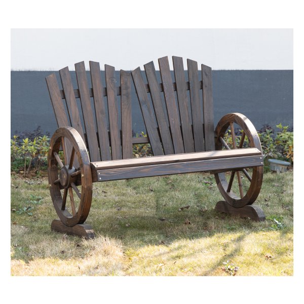 Tuinbank - Rustique Living - Massief hout - Donkerbruin