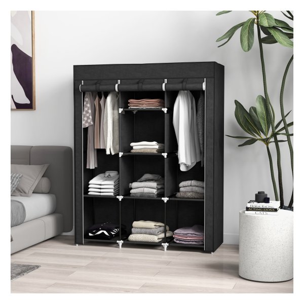 Garderobe - Sterke Vouwkast - Opvouwbaar - Lichtgrijs