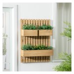 Plantenbakken - RusticLiving - Massief hout - Geschikt voor buiten - Bruin