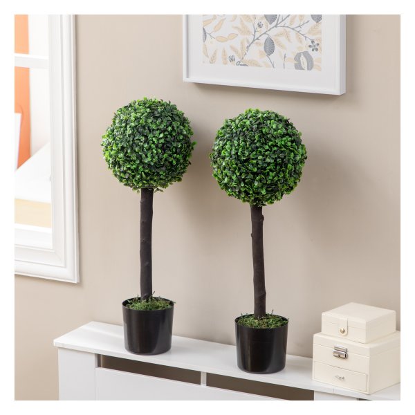Kunstplantenboom – GroenRijk - UV-bestendig – Buxusboom - groen
