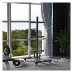 Halterrek - FitnessGear - Op wielen - Zwart