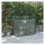 Plantenbed - LuxGarden - Uitschuifbaar dak - Aluminiumgroen