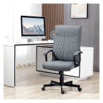 Kantelstoel - Ergonomisch design - Hoogteverstelbaar - Donkergrijs