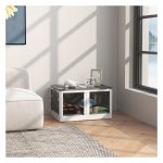 Opbergbox - Stapelbare Kussenbox - Opvouwbaar - Wit