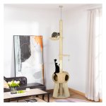 Klimtoren – HappyPets - Kattenhuis – Hangmat - grijs