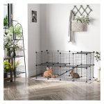 Puppyren - Zwarte Doe-het-zelf - Voor binnenshuis - Geschikt voor kleine dieren