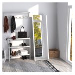 Spiegel – LuxMirror – Staande spiegel – LED-verlichting - Wit