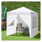 Partytent - Opvouwbaar - Raamdeuren - Grijs