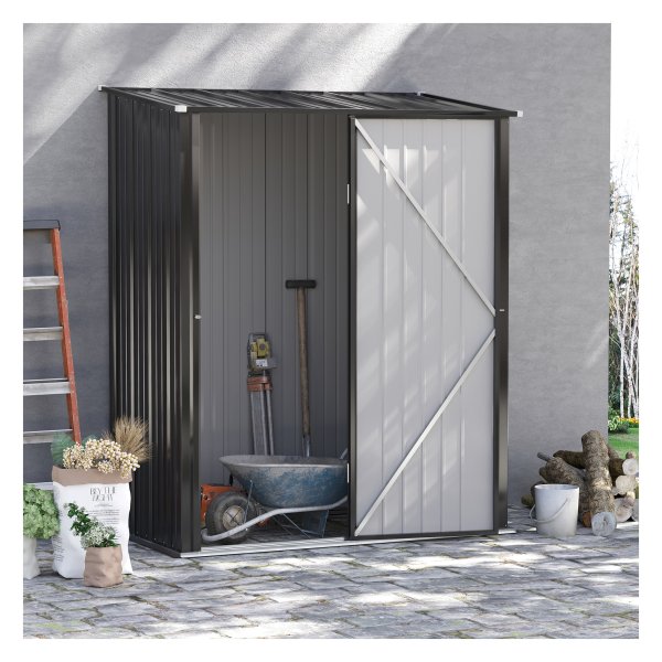 Tuinhuisje - Robuust - Lessenaarsdak - Zwart