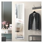 Spiegel - LuxeLife - Staand - LED-verlichting - Wit