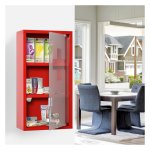 Eerste hulp EHBO-kastje - Robuust - Met slot - Rode kleur