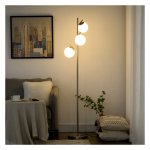 Staande lamp - ModernLife - 3 lampenkappen - glas