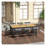 Tuintafel - Luxe Design - Groot formaat - Grijs