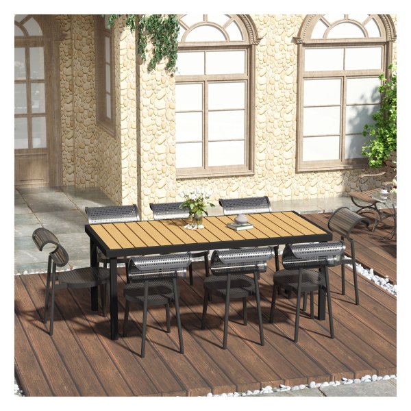 Tuintafel - Luxe Design - Groot formaat - Grijs