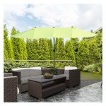 Parasol - Greenline - Handcrank - Oval - groen