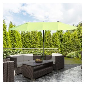 Parasol - Greenline - Handcrank - Oval - groen