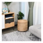 Opbergpoef - Luxe Hocker - Velvet bekleding - Goud