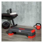 Stepperbord - Verstelbaar - Geschikt voor binnen en buiten - Zwart