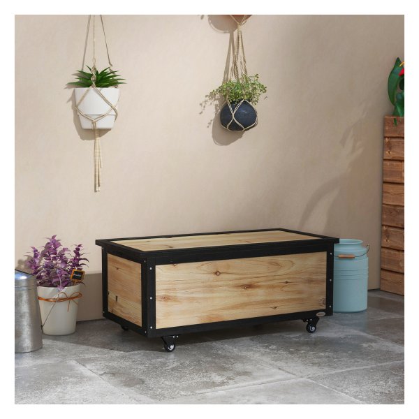 Opbergbox - Probox - Weerbestendig - Wielen - Natuurkleurig