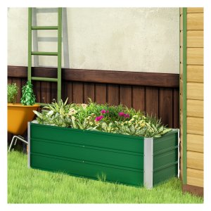 Tuinbed - Stalen frame - Bloembak - Groen