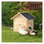 Eendenhok – Luxe Kippen - Kantelbaar dak - Natuurlijke uitstraling