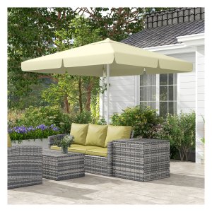 Zonnescherm - LuxusLife - Verstelbaar - Aluminium - Beige