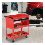 Werkplaatswagen - Toolson - Met lade - Belastbaar - Rood