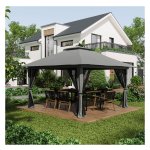 Tuinpaviljoen – LuxusGarten - Waterdicht – Stevig - Grijs