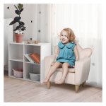 Kindermeubel - HappyKids - Speelse opbergruimte - Lichtroze