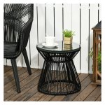 Tafeldesigns - Styluxe - Glazen tafelblad - Modern - Zwart
