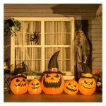 Tuindecoratie - Halloween Set - Opblaasbaar - LED-verlichting - Oranje