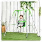 Schommelbank - Luxe Garden - Veiligheidsbeugel - Comfortabel - Groen