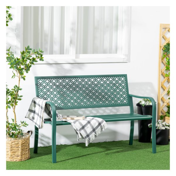 Tuinbank - LuxeDesign - Met rugleuning - Gietijzeren effect