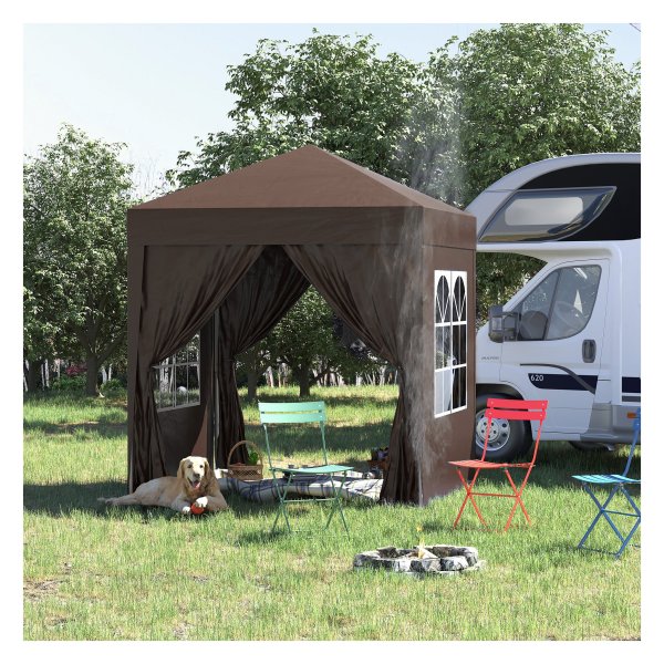 Paviljoen - Luxe Garden - Inklapbaar en UV-bescherming - Wit