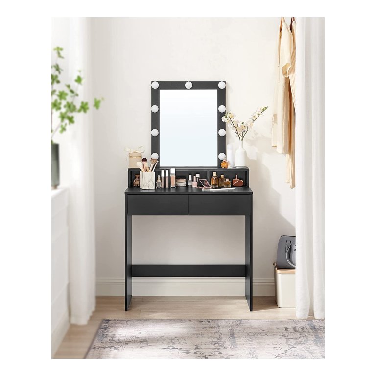 Make-up Bureau Met Verlichte Spiegelset, Kaptafel Met 4 Lades Kaptafel Met Kruk/stoel, 3 Verlichtingsmodi Helderheid Verstelbaar, Opbergplanken For Slaapkamer Studio (Color : Table sofa chair Make-up Bureau Met Verlichte Spiegelset, Kaptafel Met 4 Lades Kaptafel Met Kruk/stoel, 3 Verlichtingsmodi Helderheid Verstelbaar, Opbergplanken For Slaapkamer Studio (Color : Table sofa chair