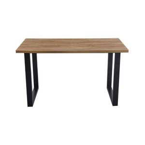 Bartafel 'Alexander' 160 cm Decor Oude Eik - H 93 cm, Poten metaal 8x4 cm, blad , decor, ABS boord, - Top 36 mm