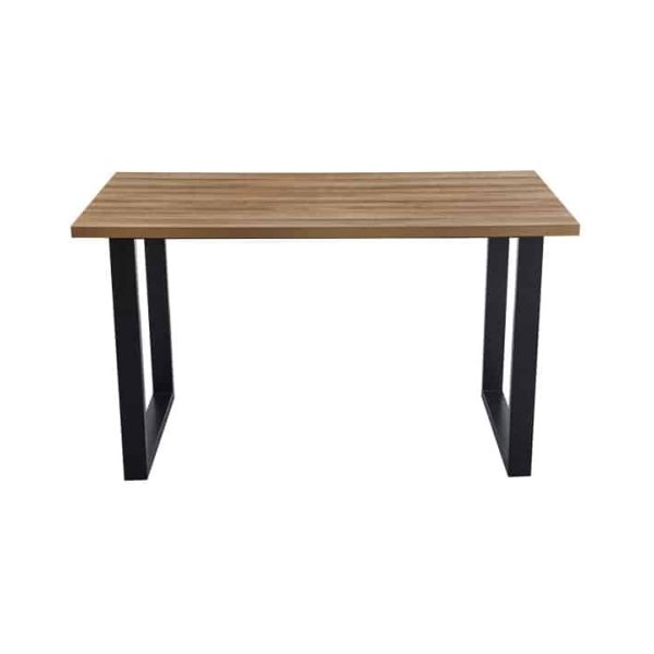 Bartafel 'Alexander' 160 cm Decor Oude Eik - H 93 cm, Poten metaal 8x4 cm, blad , decor, ABS boord, - Top 36 mm