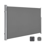 Blauw Lijntjes Patroon Balkon Tapijt van 200 x 400 cm.