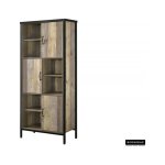 Boekenkast 3 deuren 3 leggers