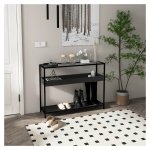 Plankentafel - UrbanPlank - Industrieel - Stijlvol - Zwart