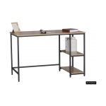 Bureautafel 'Rustico', Structuur zwart metaal, hout , decor sonoma