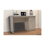 Bureautafel 'Milou' 1 lade 1 deur Sonoma, Structuur , decor Sonoma