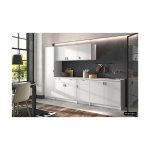 Hangkast 'Paris' 2 deuren Wit, , spaanderplaat en decor